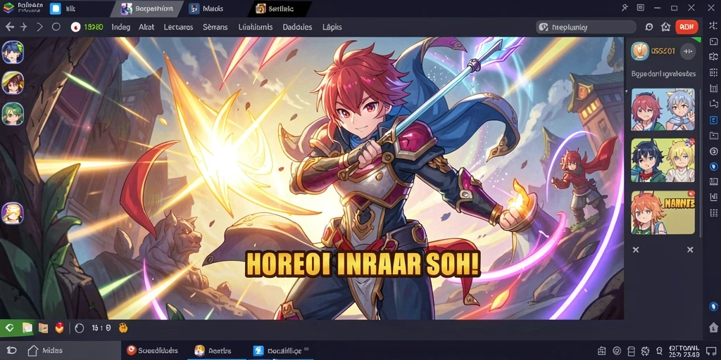 Screenshot menampilkan antarmuka game yang menarik dan intuitif.