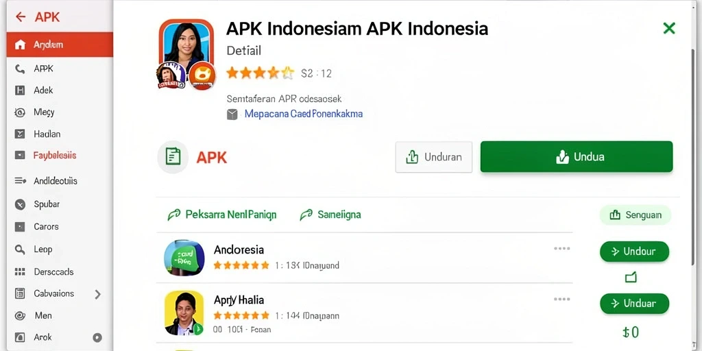 Tampilan antarmuka yang modern dan menarik.
