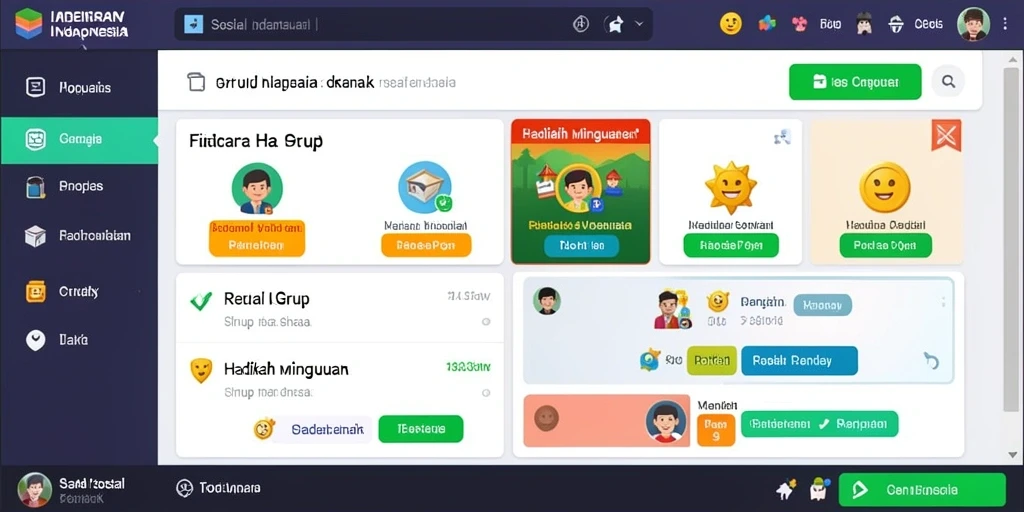 Tampilan antarmuka yang modern dan menarik.