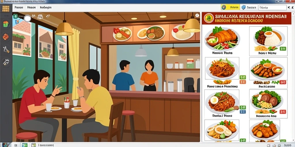 Tampilan antarmuka yang ramah pengguna.