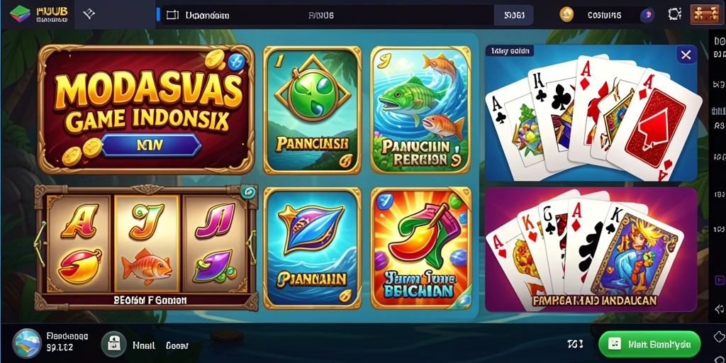 Tampilan utama A200M yang menarik dan intuitif.