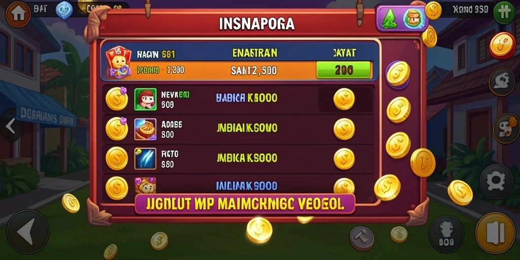 Tampilan menarik dari mesin slot yang berbeda.