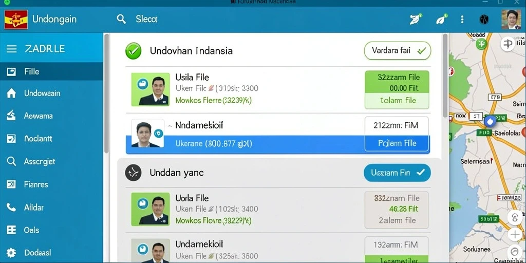 Tampilan antarmuka yang intuitif dan menarik.