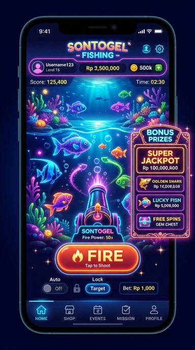 Galeri pratinjau visual sontogel build APK resmi terbaru